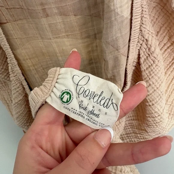 Coveted Clothing Earthy Tones Sun & Rainbow Crib Bedding Sheet - Picture 3 of 4